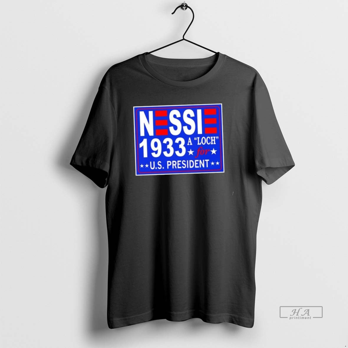 Official Trendy Vote Nessie A Luch For Us President - Adult & Kids T-Shirts, Sweatshirts & Hoodies apparel design preview 1