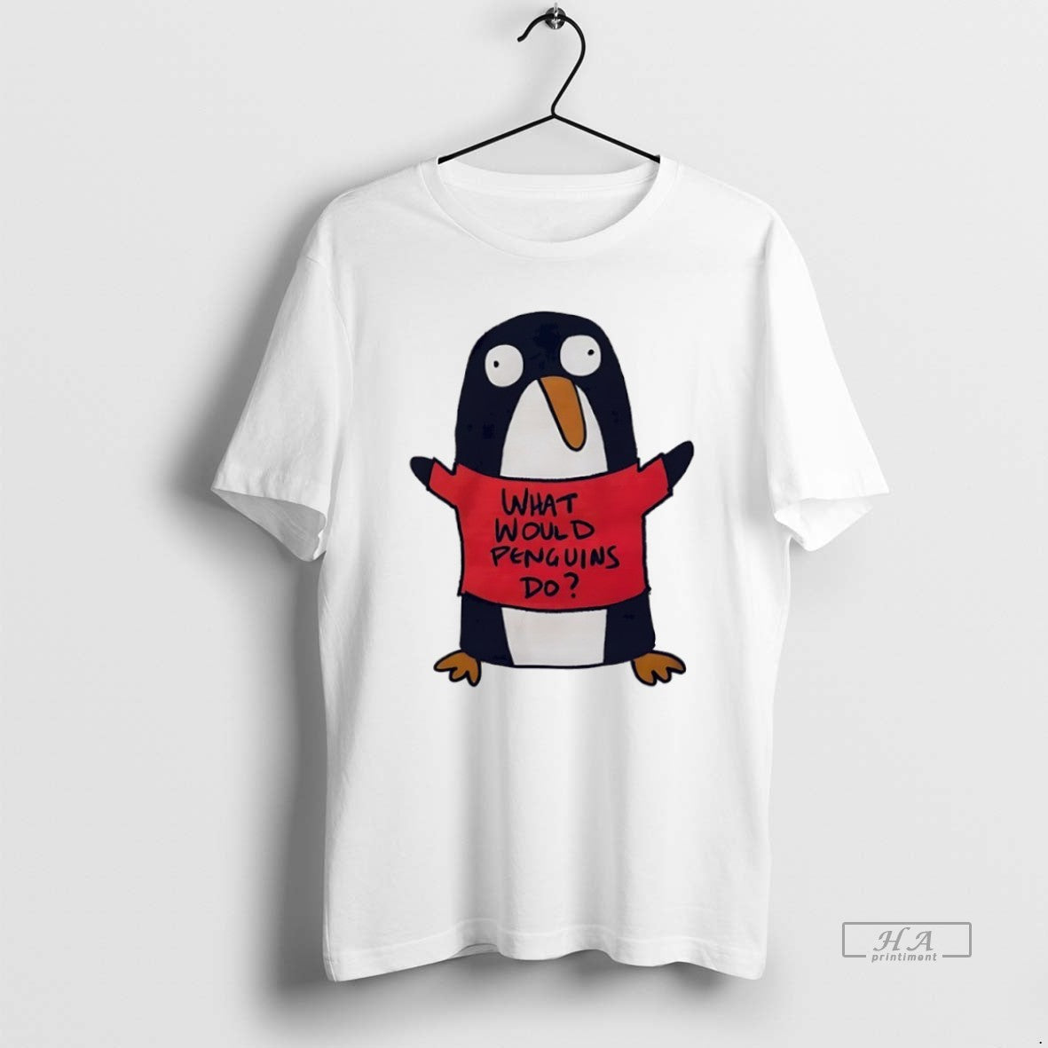Official Trendy What Would Penguins Do - Adult & Kids T-Shirts, Sweatshirts & Hoodies apparel design preview 1