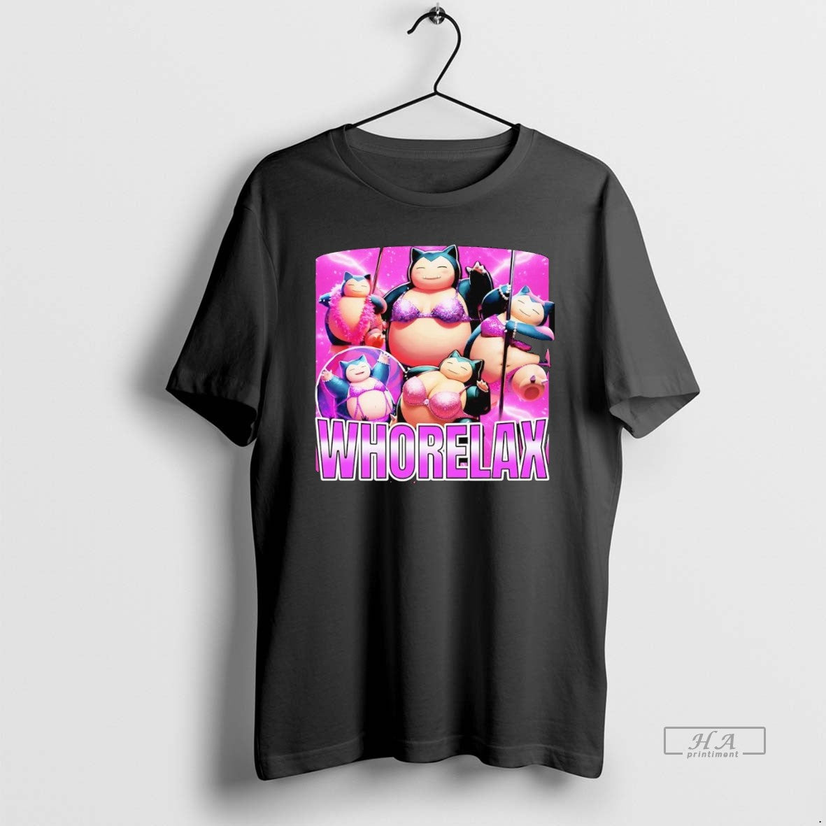 Official Trendy Whorelax Snorlax Bikini - Adult & Kids T-Shirts, Sweatshirts & Hoodies apparel design preview 1