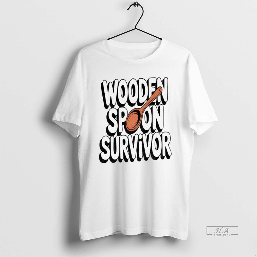 Official Trendy Wooden Spoon Survivor Funny Nostalgia - Adult & Kids T-Shirts, Sweatshirts & Hoodies apparel design preview 1