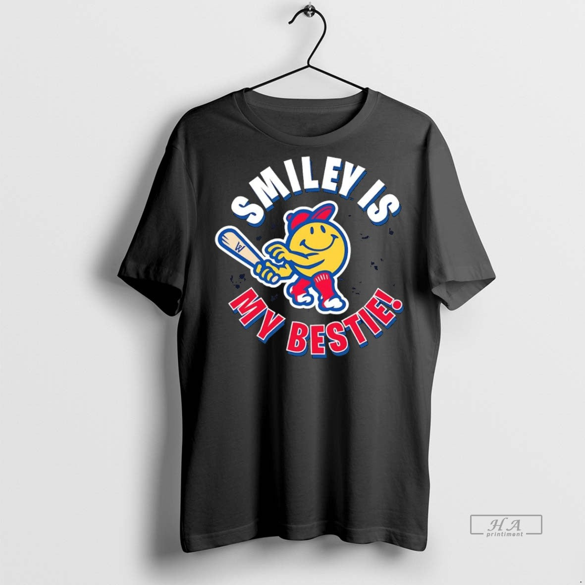 Official Trendy Worcester Red Sox Smiley Is My Bestie - Adult & Kids T-Shirts, Sweatshirts & Hoodies apparel design preview 1