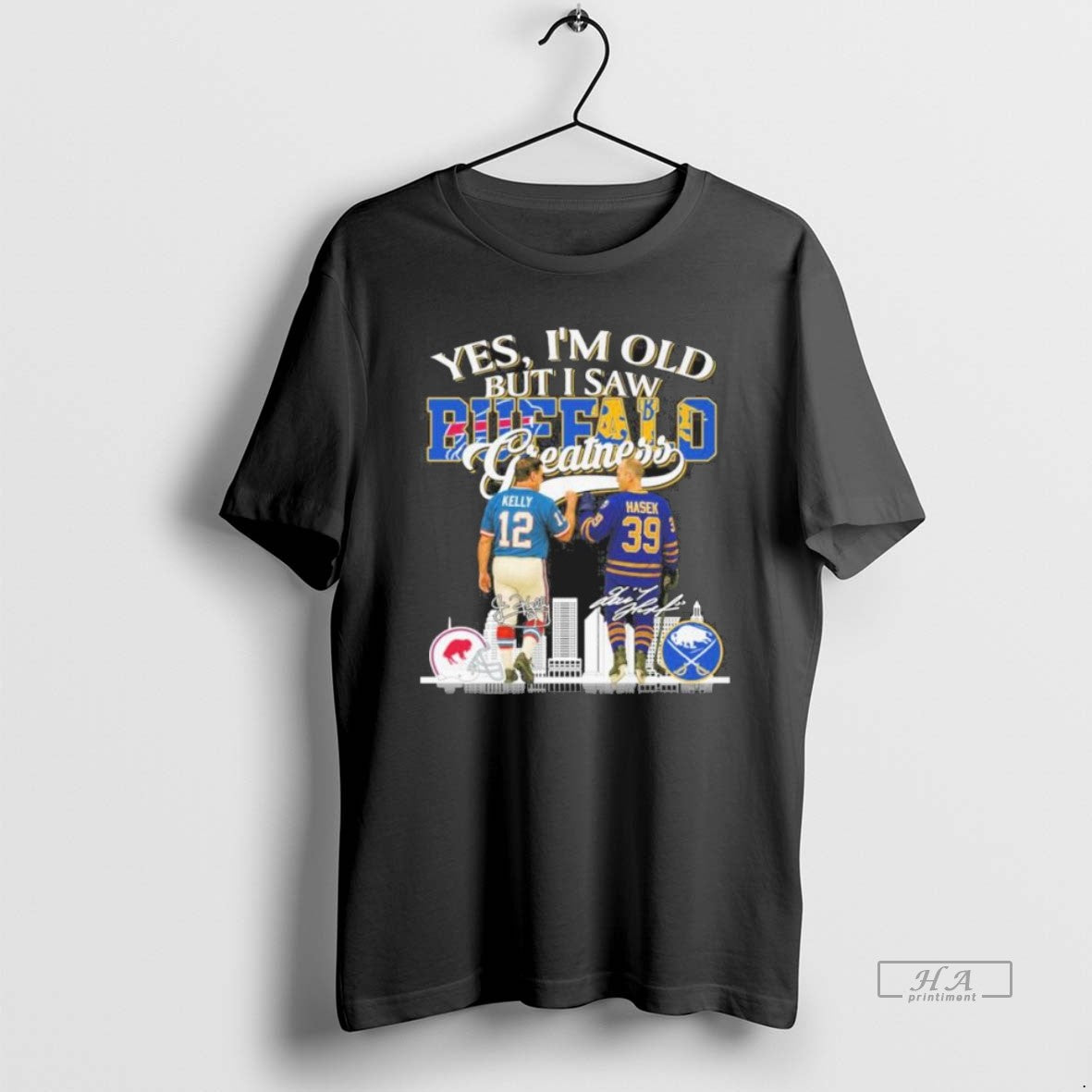 Official Trendy Yes Im Old But I Saw Buffalo Legends - Adult & Kids T-Shirts, Sweatshirts & Hoodies apparel design preview 1