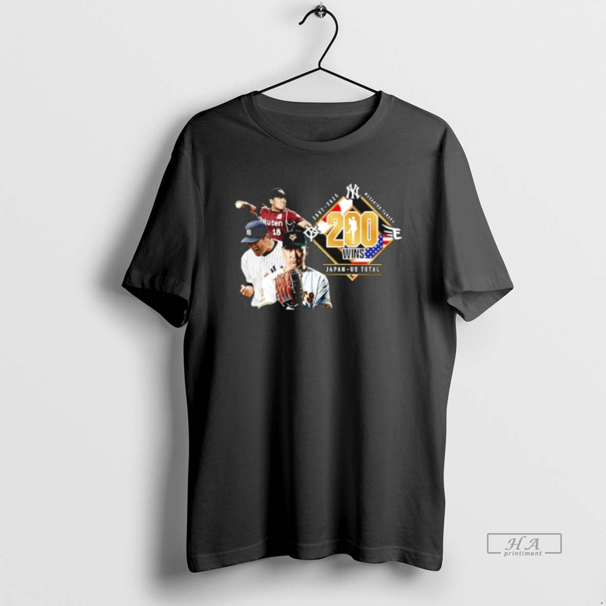 Official Trendy Yomiuri Masahiro Tanakas 200th - Adult & Kids T-Shirts, Sweatshirts & Hoodies apparel design preview 1