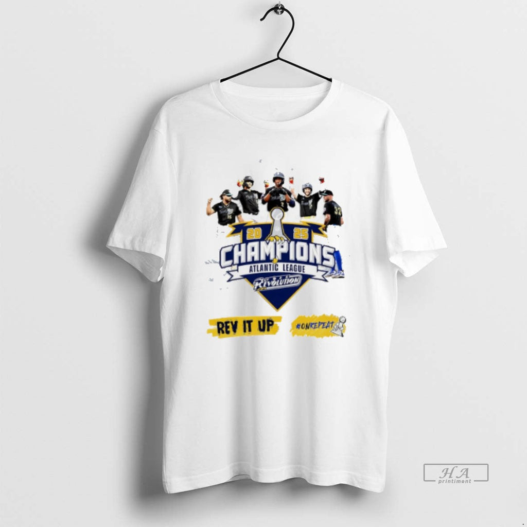 Official Trendy York Revolution 2025 Atlantic League - Adult & Kids T-Shirts, Sweatshirts & Hoodies apparel design preview 1
