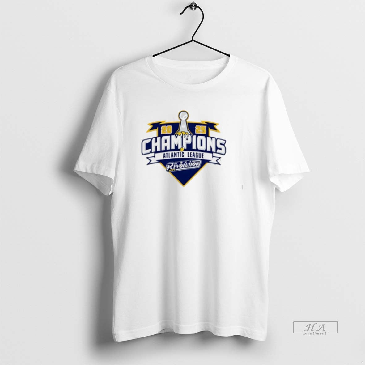 Official Trendy York Revolution 2025 Atlantic League - Adult & Kids T-Shirts, Sweatshirts & Hoodies apparel design preview 1