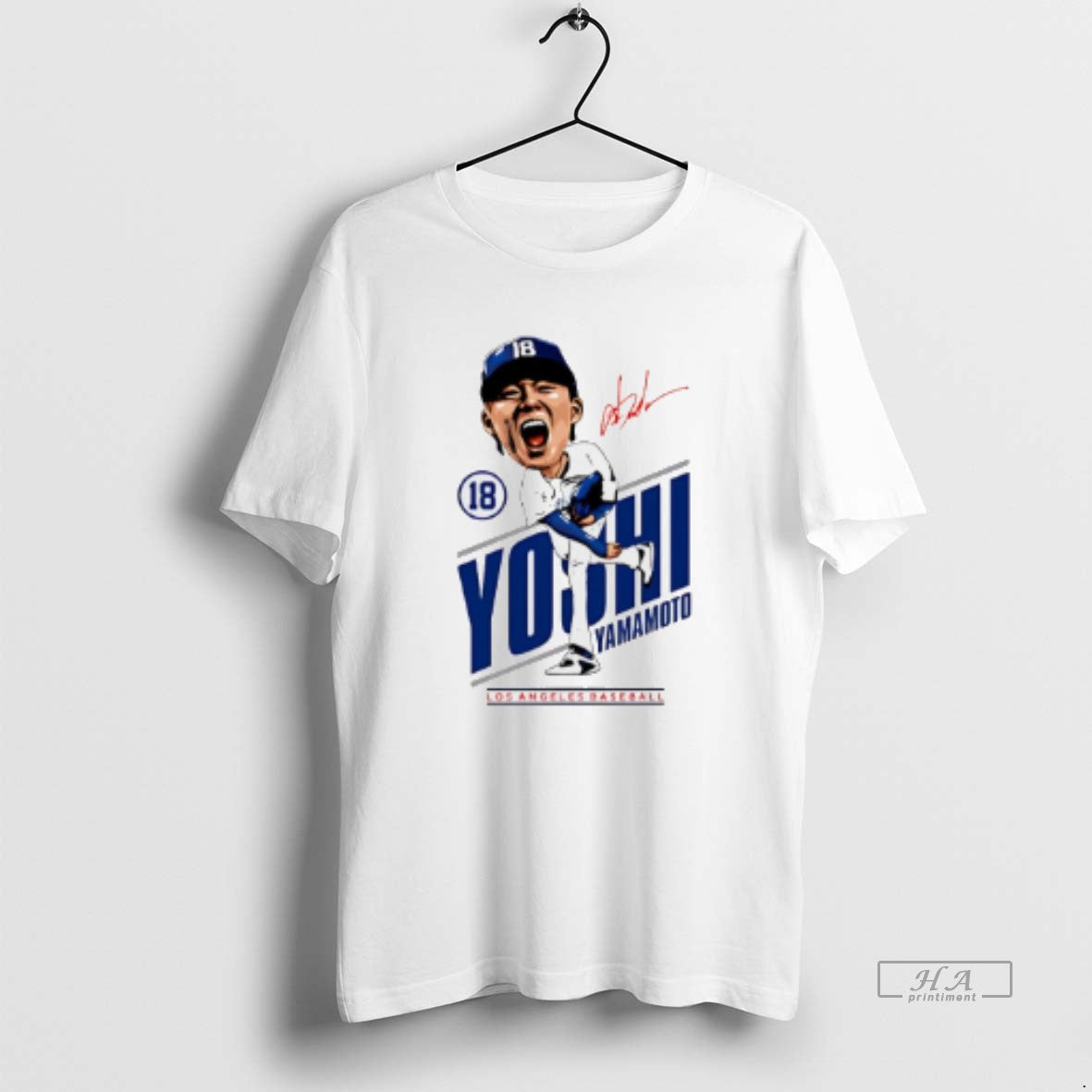 Official Trendy Yoshinobu Yamamoto Los Angeles - Adult & Kids T-Shirts, Sweatshirts & Hoodies apparel design preview 1