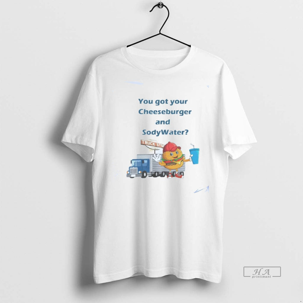 Official Trendy You Got Your Cheeseburger And Soda - Adult & Kids T-Shirts, Sweatshirts & Hoodies apparel design preview 1