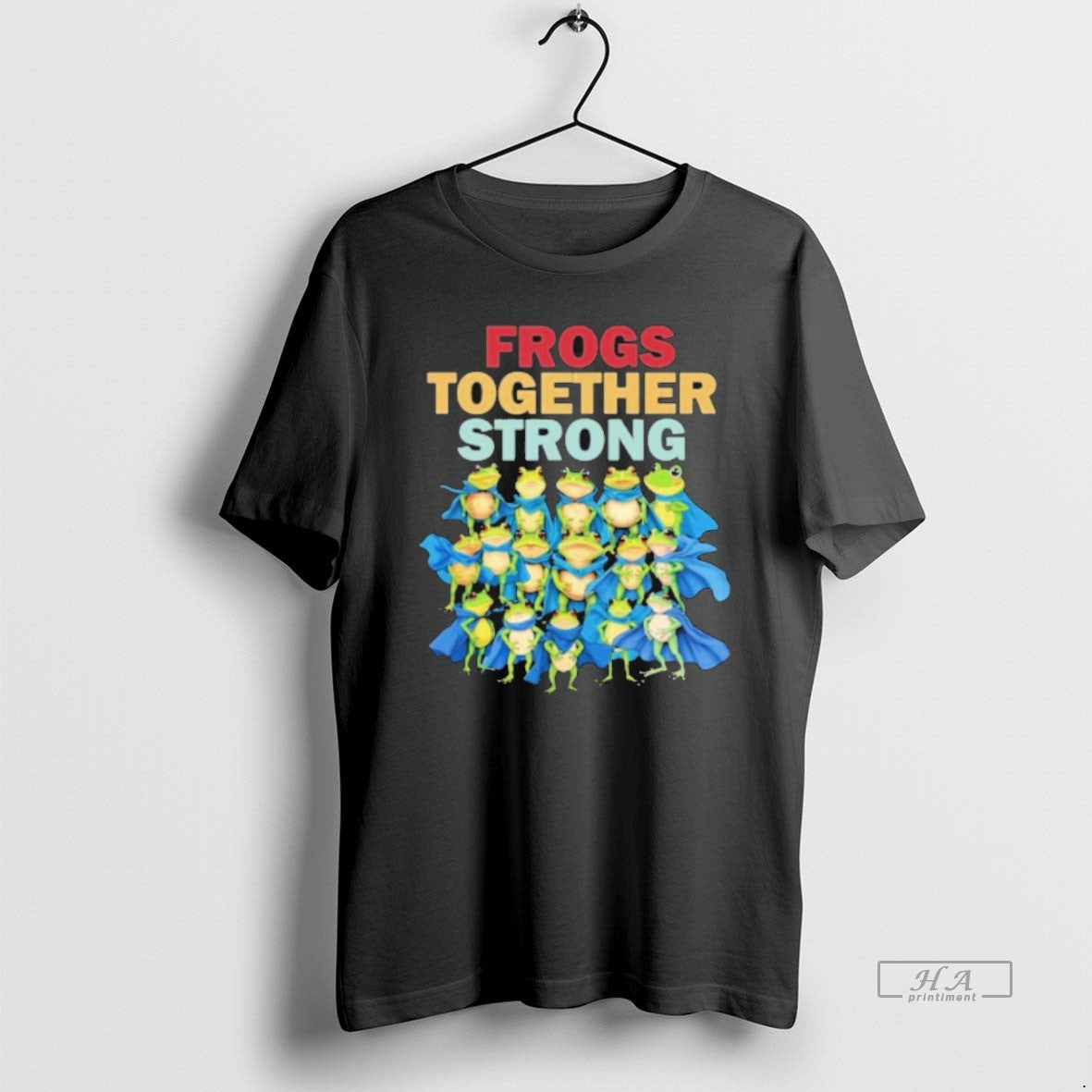 Official Trendy Frogs Together Strong - Adult & Kids T-Shirts, Sweatshirts & Hoodies apparel design preview 1