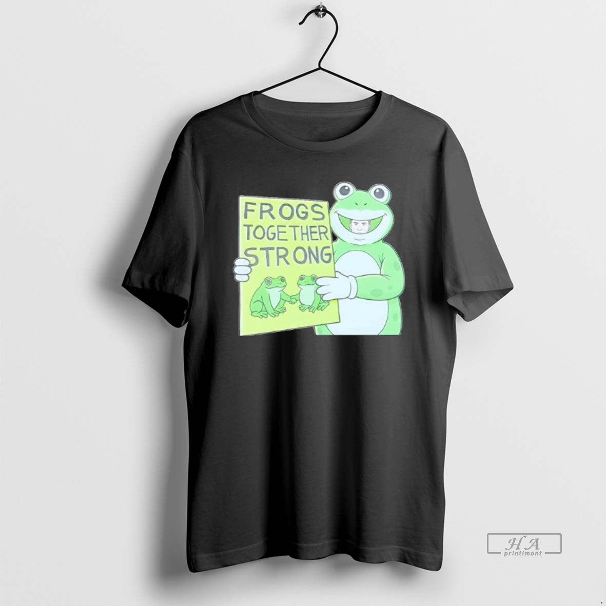 Official Trendy Frogs Together Strong Anti Ice - Adult & Kids T-Shirts, Sweatshirts & Hoodies apparel design preview 1