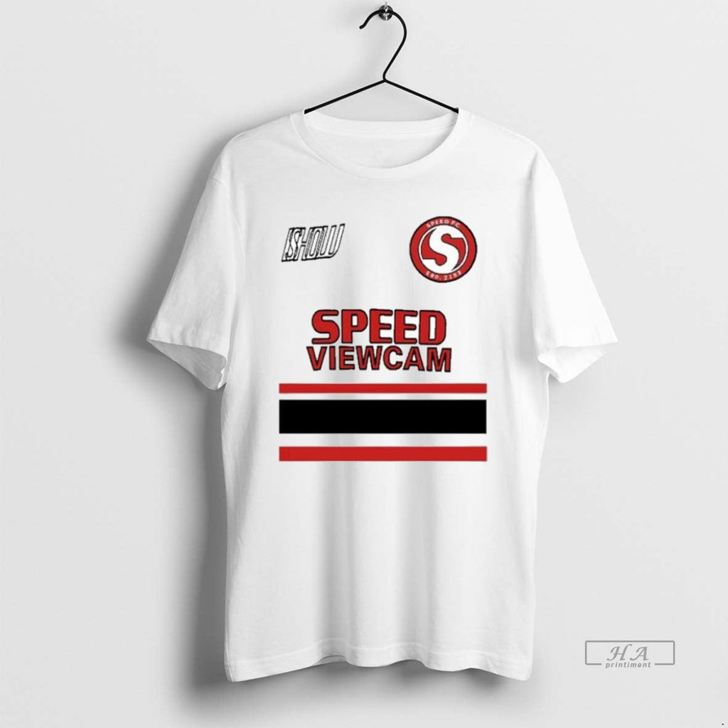 Official Trendy Ishowspeed Speed Viewcam Fc Kit 001 - Adult & Kids T-Shirts, Sweatshirts & Hoodies apparel design preview 1