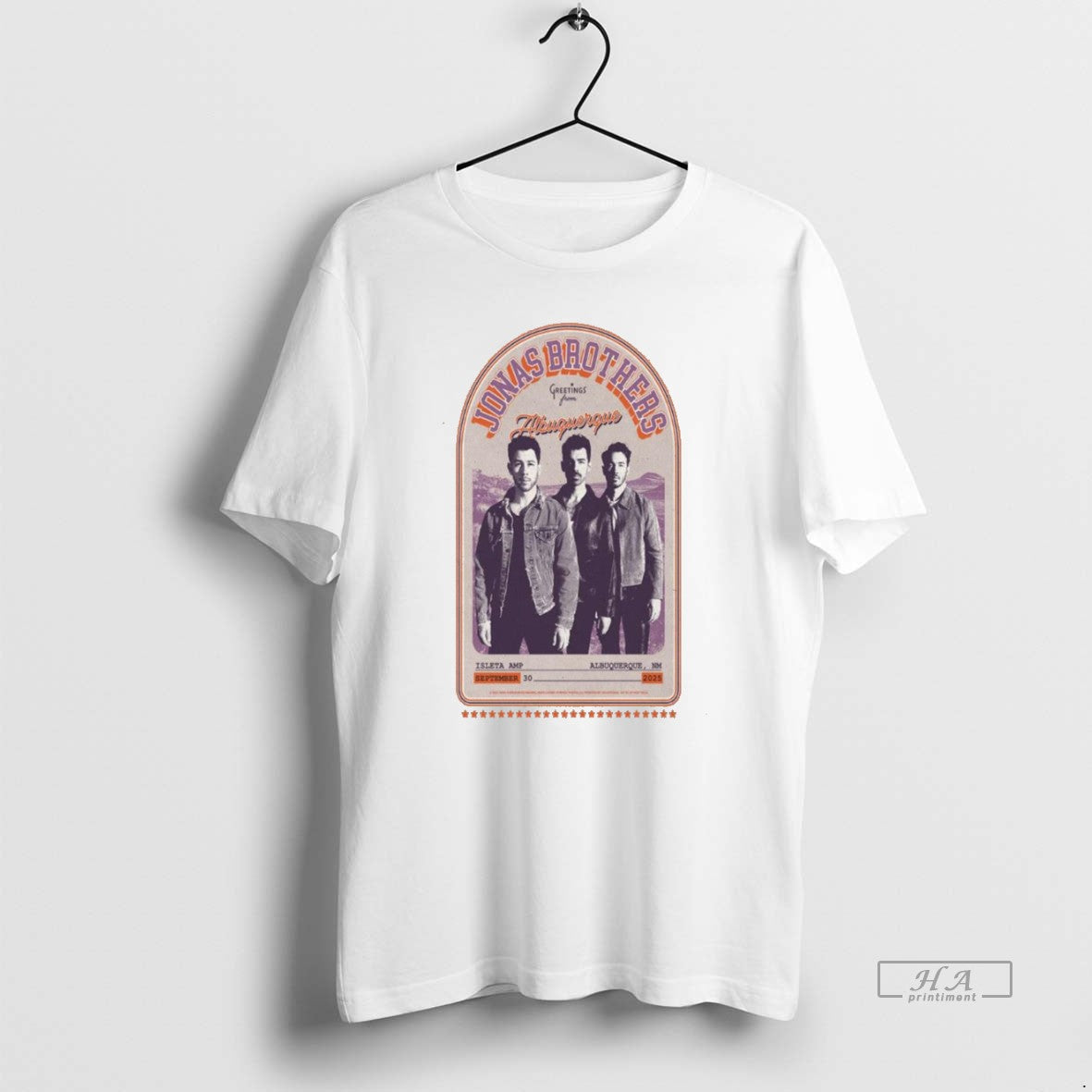 Official Trendy Jonas Brothers Albuquerque Nm - Adult & Kids T-Shirts, Sweatshirts & Hoodies apparel design preview 1