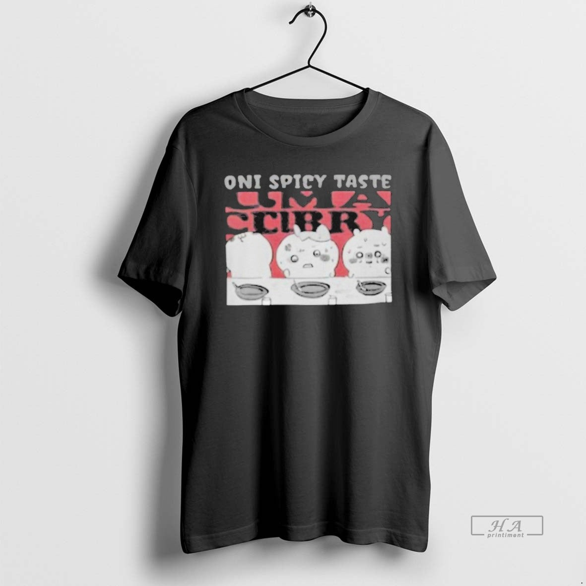 Official Trendy Oni Spicy Taste Uma Curry - Adult & Kids T-Shirts, Sweatshirts & Hoodies apparel design preview 1
