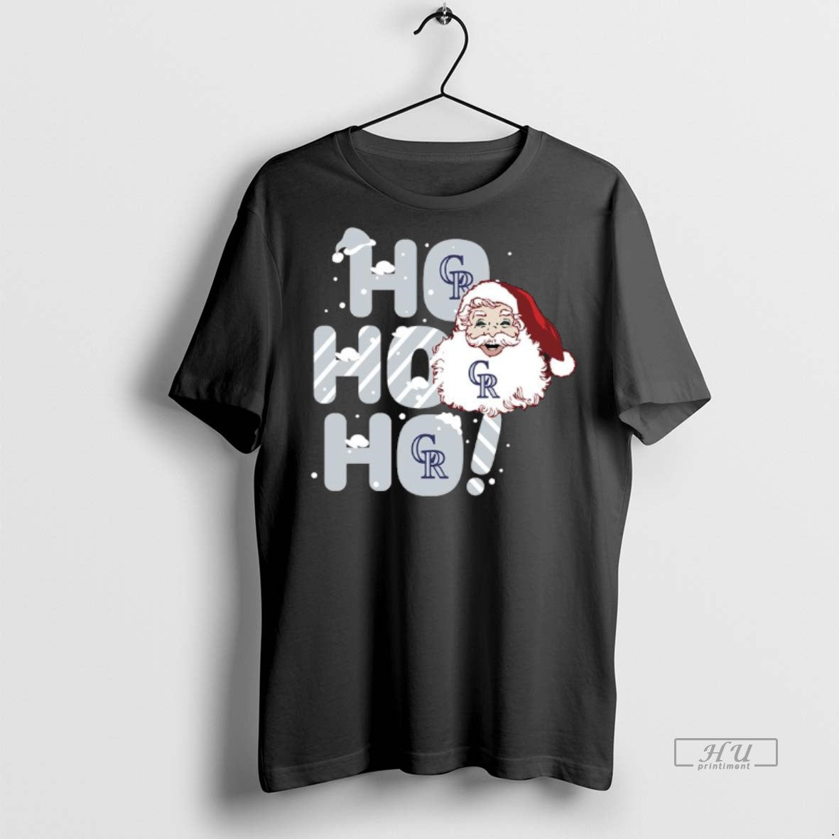 Officials 2025 Colorado Rockies Christmas Santa Ho - Adult & Kids T-Shirts, Sweatshirts & Hoodies apparel design preview 1