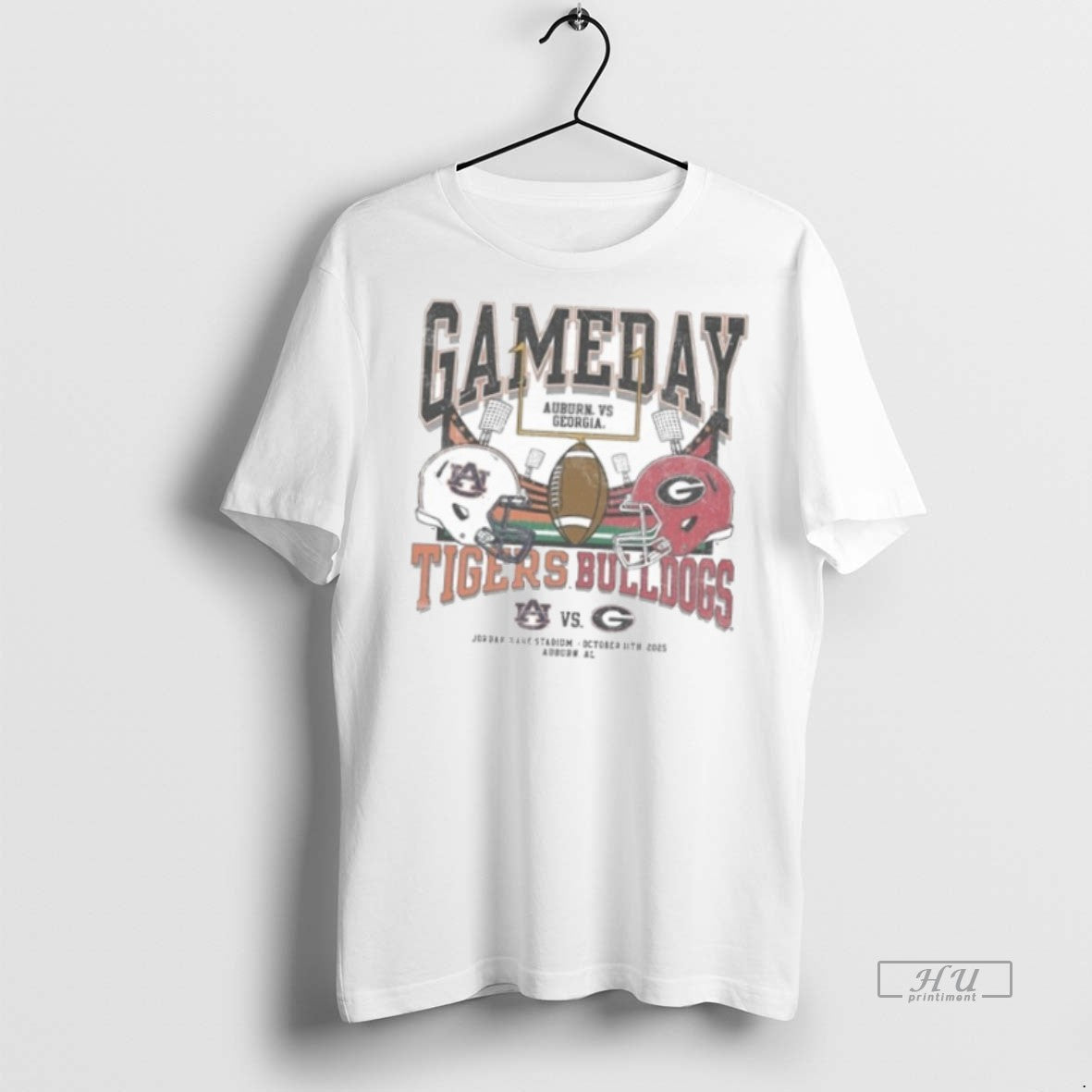 Officials 2025 Gameday Football Auburn Tigers Vs - Adult & Kids T-Shirts, Sweatshirts & Hoodies apparel design preview 1