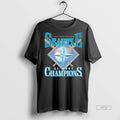 Officials 2025 Mlb Postseason Seattle Al West - Adult & Kids T-Shirts, Sweatshirts & Hoodies apparel design preview 1