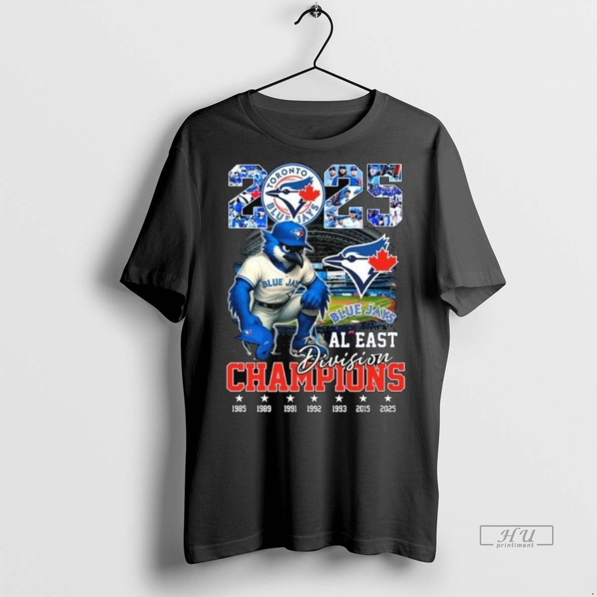 Officials 2025 Toronto Blue Jays Mascot Al East - Adult & Kids T-Shirts, Sweatshirts & Hoodies apparel design preview 1