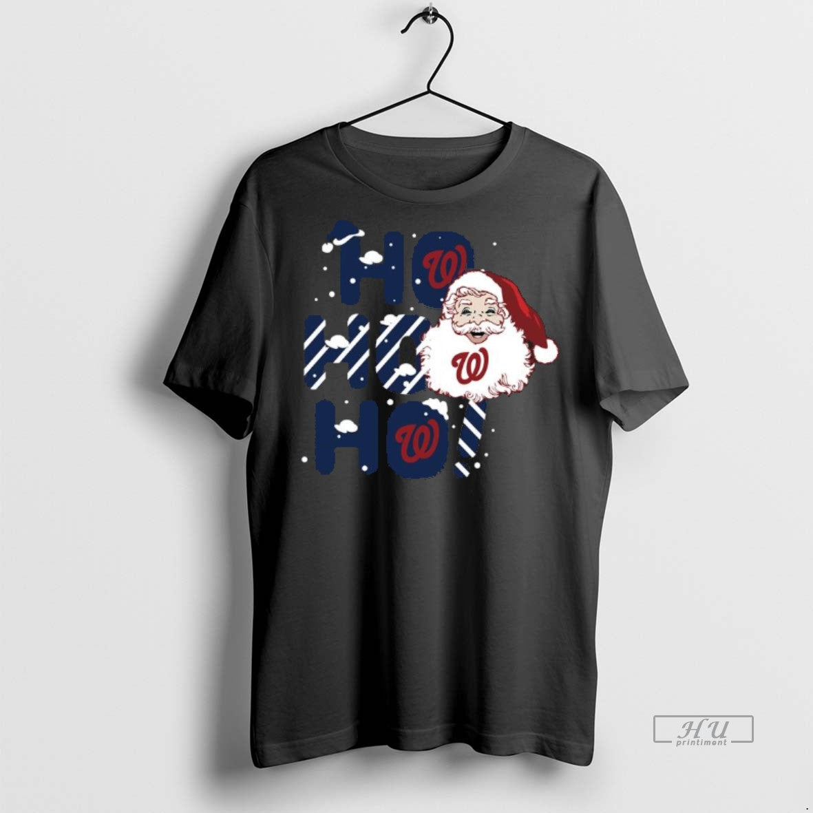 Officials 2025 Washington Nationals Christmas Santa - Adult & Kids T-Shirts, Sweatshirts & Hoodies apparel design preview 1