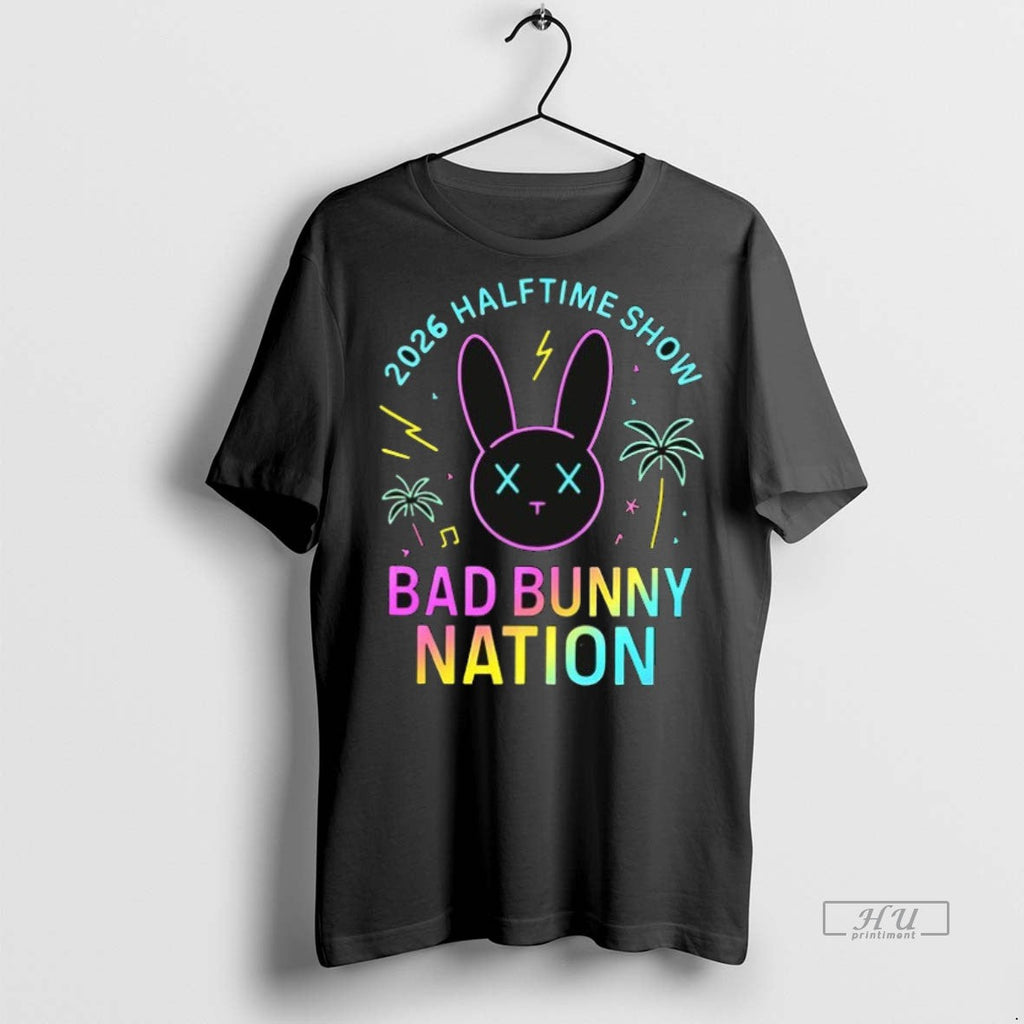 Officials 2026 Halftime Show Bad Bunny Nation Ceramic - Adult & Kids T-Shirts, Sweatshirts & Hoodies apparel design preview 1