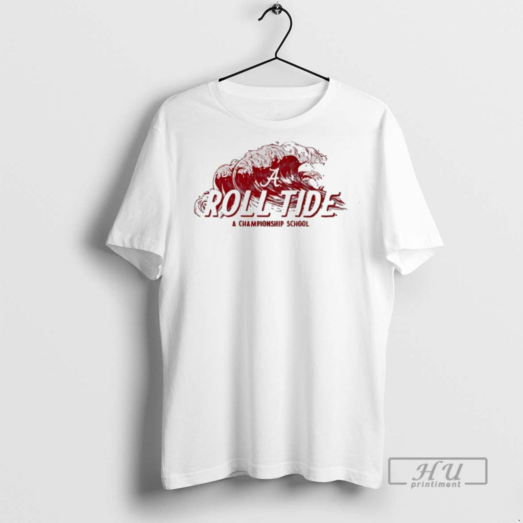 Officials A Big Wave Roll Tide Alabama Championship - Adult & Kids T-Shirts, Sweatshirts & Hoodies apparel design preview 1