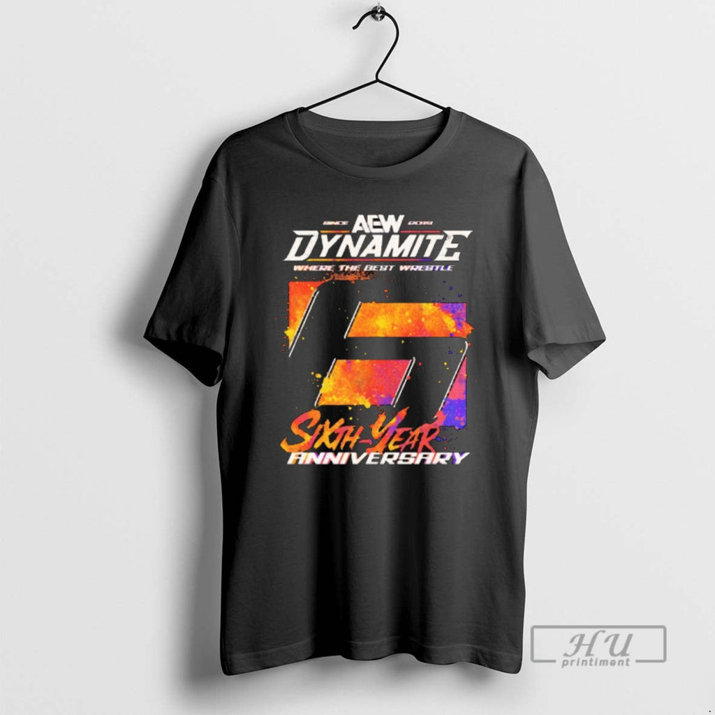 Officials Aew Dynamite Where The Best Wrestle Sixth - Adult & Kids T-Shirts, Sweatshirts & Hoodies apparel design preview 1