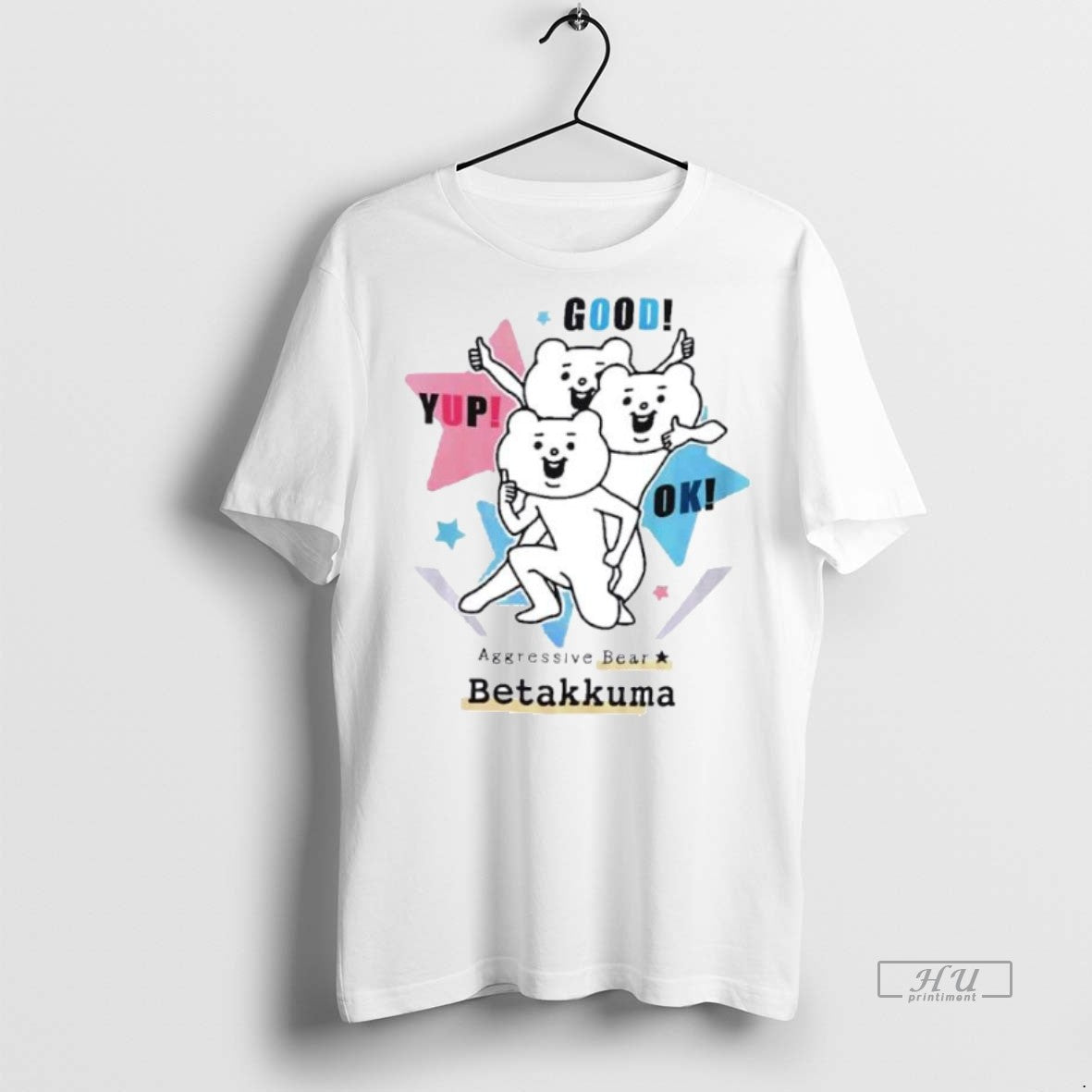 Officials Aggressive Bear Betakkuma Group Ornaments - Adult & Kids T-Shirts, Sweatshirts & Hoodies apparel design preview 1