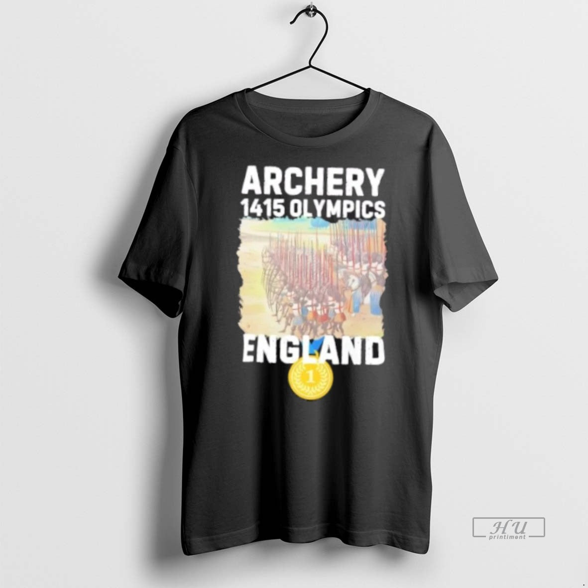 Officials Agincourt 1415 Olympics England Takes Gold - Adult & Kids T-Shirts, Sweatshirts & Hoodies apparel design preview 1