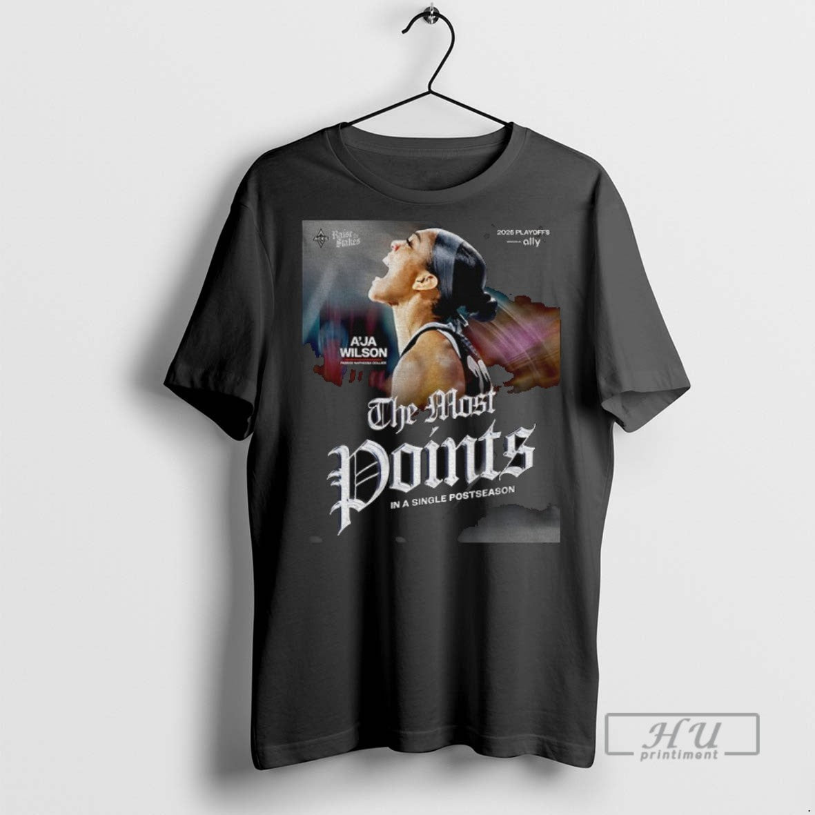 Officials Aja Wilson Las Vegas Aces Wnba Basketball - Adult & Kids T-Shirts, Sweatshirts & Hoodies apparel design preview 1