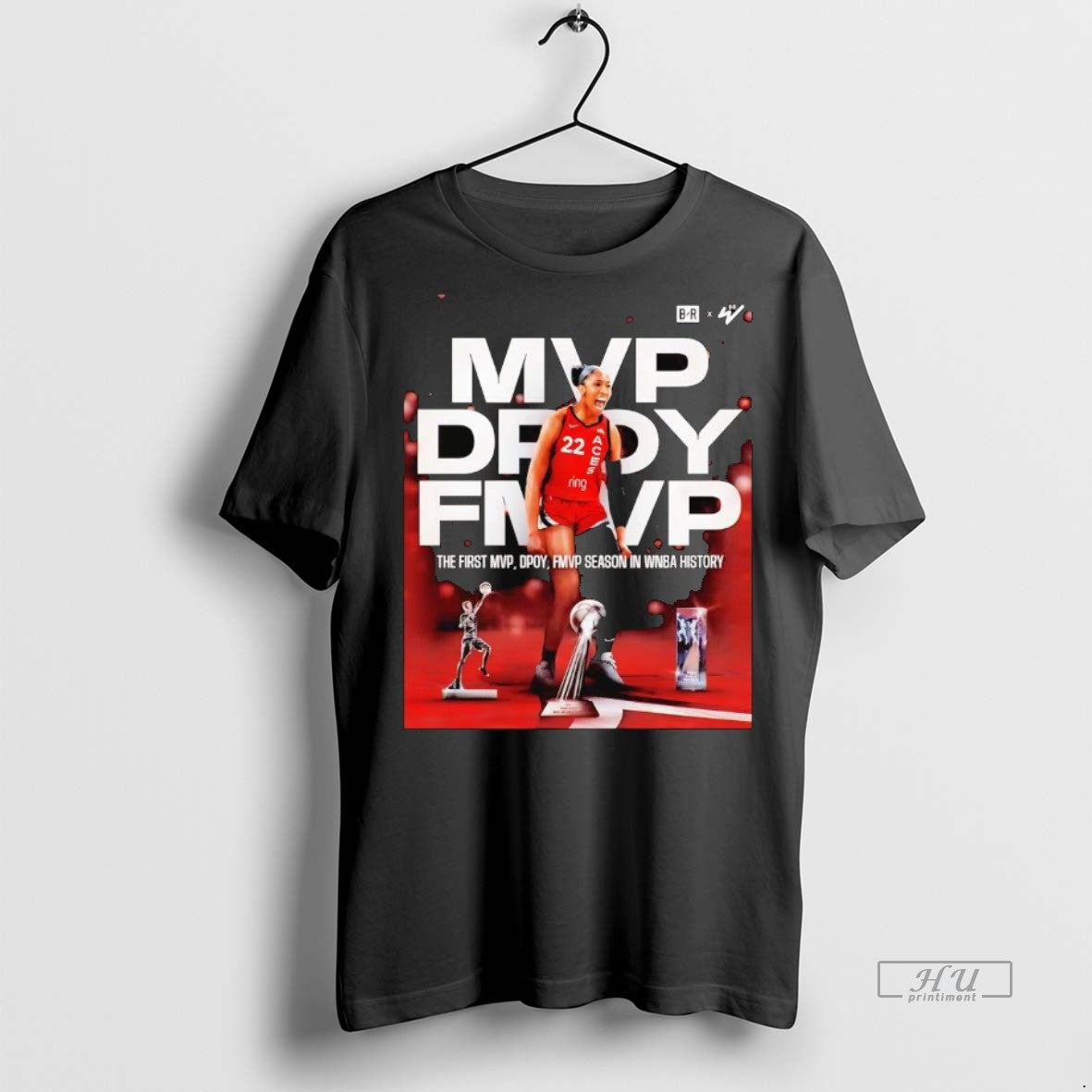 Officials Aja Wilson The First Mvp Dpoy Fmvp Season - Adult & Kids T-Shirts, Sweatshirts & Hoodies apparel design preview 1