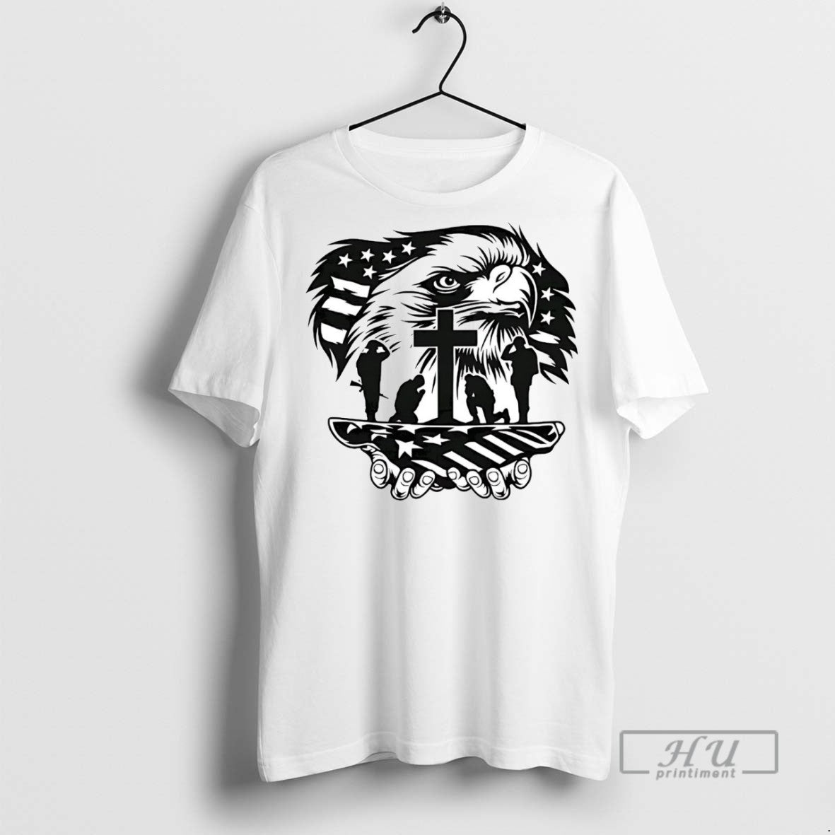 Officials American Eagle Honor Usa Veteran - Adult & Kids T-Shirts, Sweatshirts & Hoodies apparel design preview 1