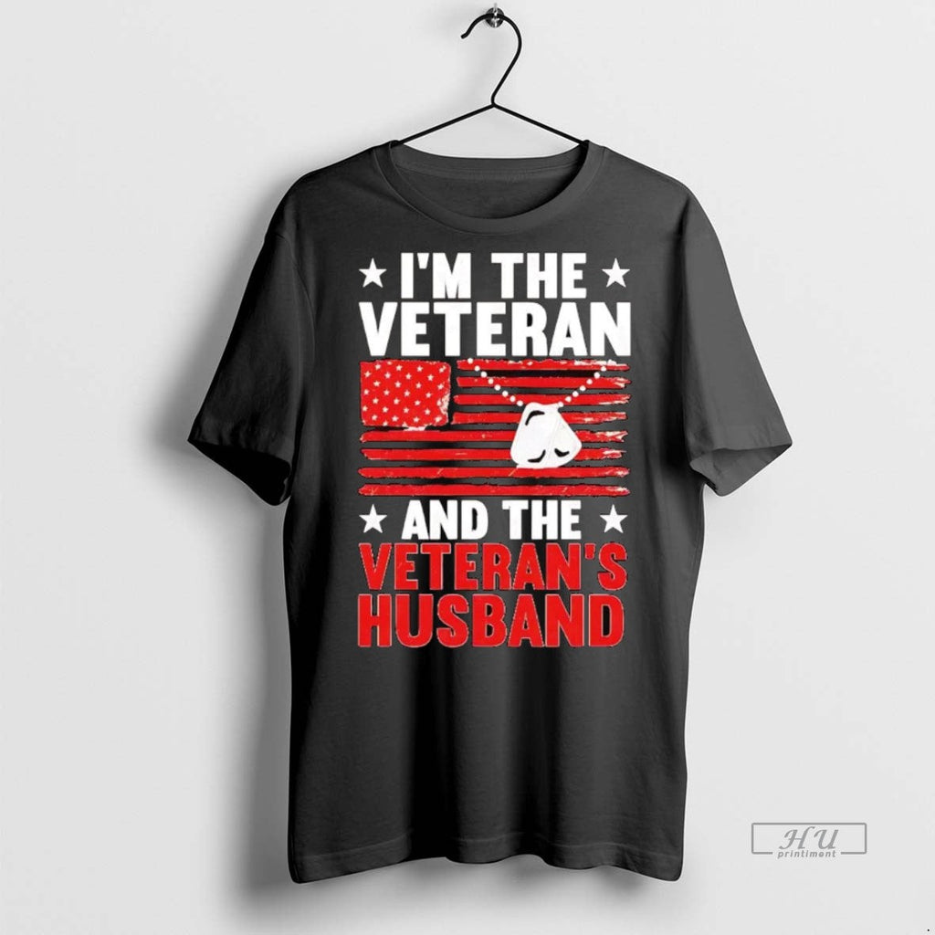 Officials American Flag Im The Veteran And Veterans - Adult & Kids T-Shirts, Sweatshirts & Hoodies apparel design preview 1