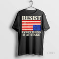 Officials American Upside Down Flag Resist - Adult & Kids T-Shirts, Sweatshirts & Hoodies apparel design preview 1