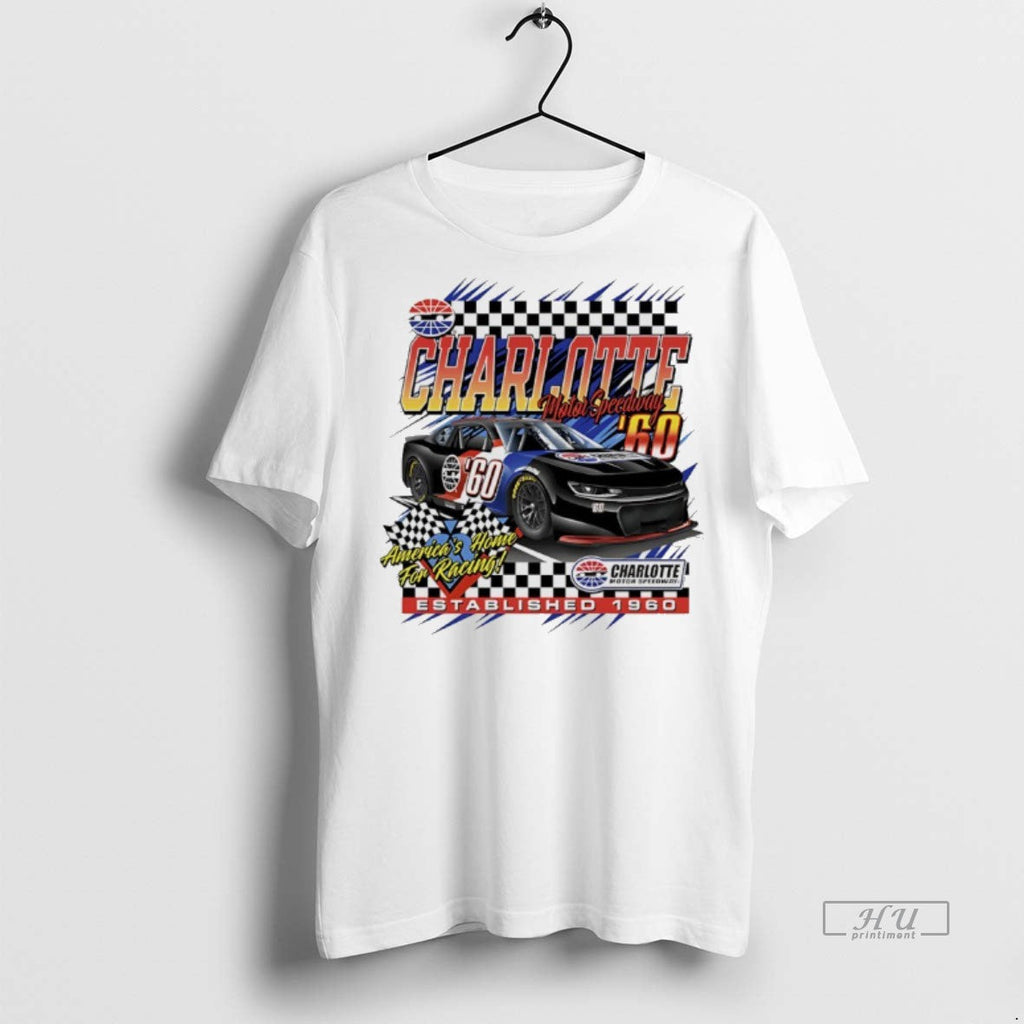 Officials Americas Home For Racing 1960 Charlotte - Adult & Kids T-Shirts, Sweatshirts & Hoodies apparel design preview 1