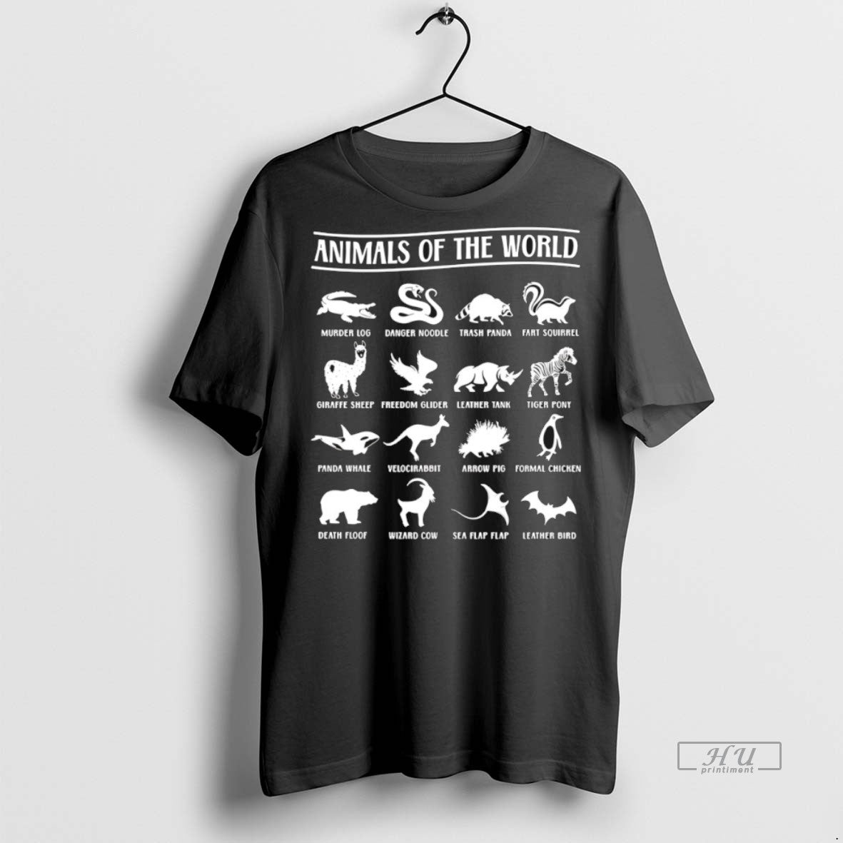 Officials Animals Of The World Danger Noodle Trash - Adult & Kids T-Shirts, Sweatshirts & Hoodies apparel design preview 1