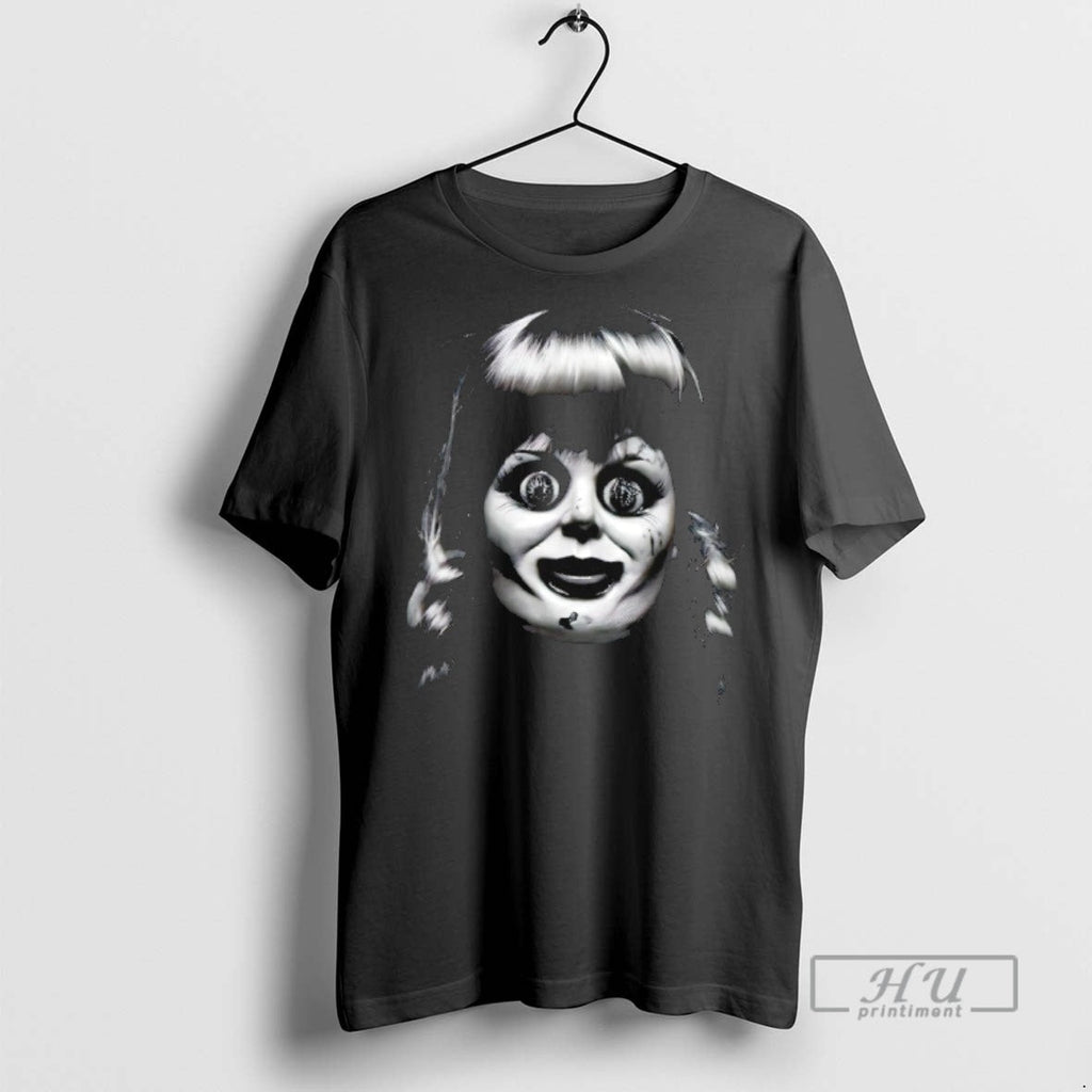 Officials Annabelle Horror Character Big Face - Adult & Kids T-Shirts, Sweatshirts & Hoodies apparel design preview 1