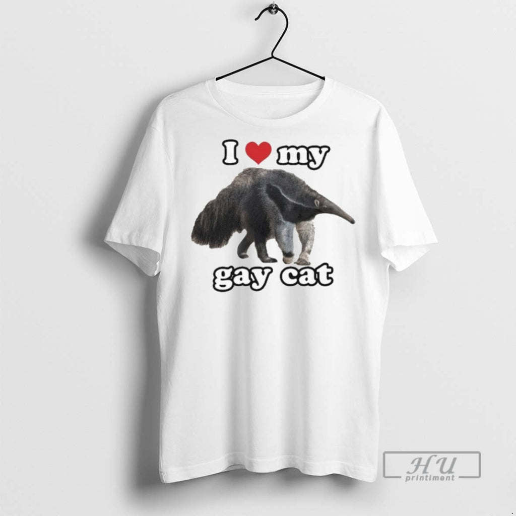 Officials Anteater I Love My Gay Cat - Adult & Kids T-Shirts, Sweatshirts & Hoodies apparel design preview 1
