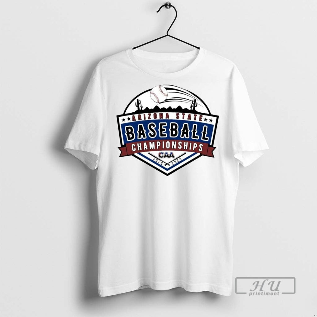 Officials Arizona State Baseball 2025 2026 Caa - Adult & Kids T-Shirts, Sweatshirts & Hoodies apparel design preview 1