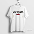 Officials Arkansas Razorbacks Football 2025 Military - Adult & Kids T-Shirts, Sweatshirts & Hoodies apparel design preview 1