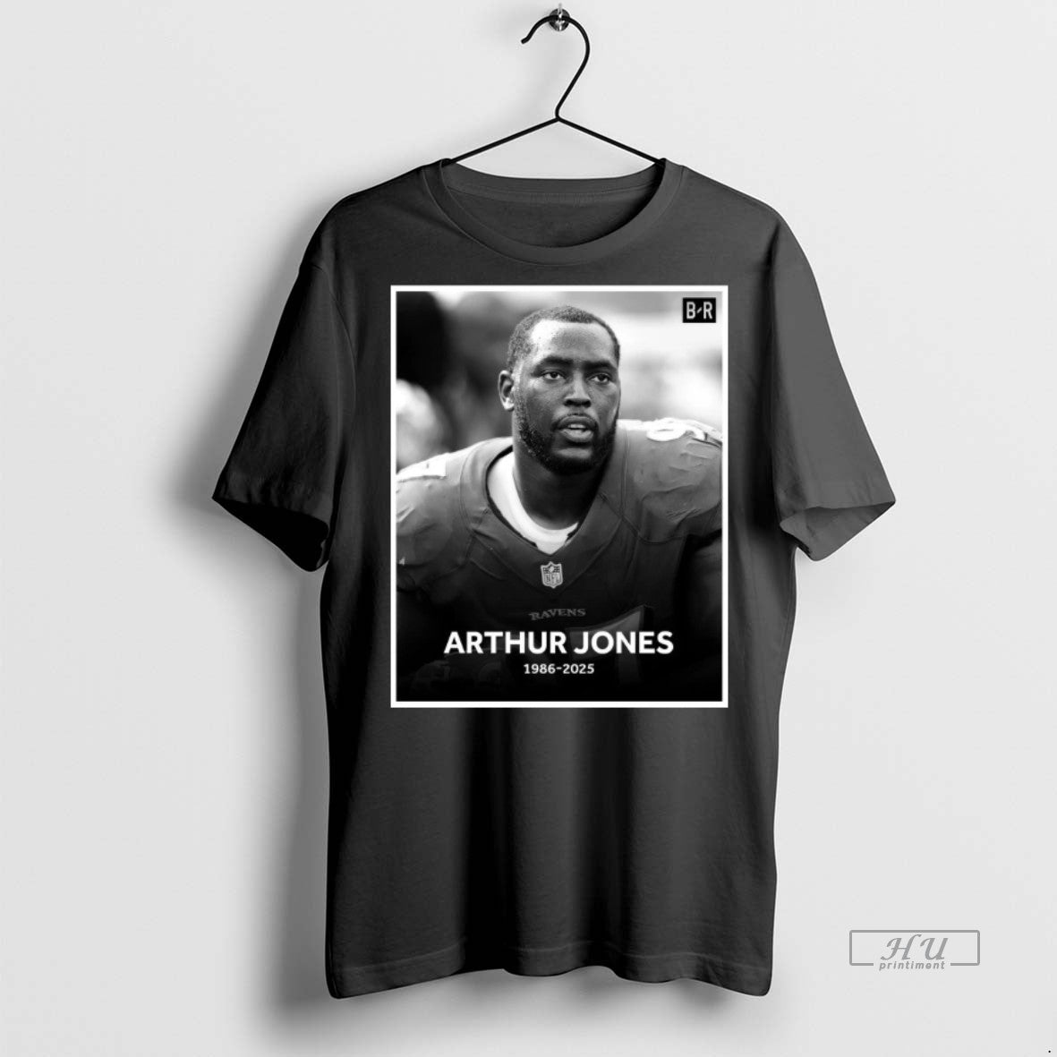 Officials Arthur Jones 1986 2025 Former Ravens And - Adult & Kids T-Shirts, Sweatshirts & Hoodies apparel design preview 1