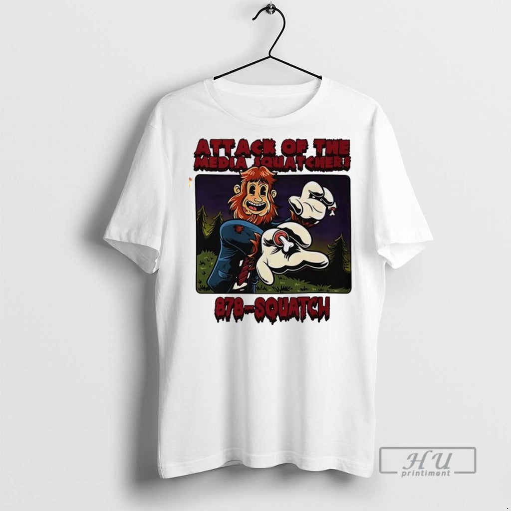 Officials Attack Of The Media Squatchers - Adult & Kids T-Shirts, Sweatshirts & Hoodies apparel design preview 1