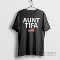Officials Aunt Tifa American Flag Political - Adult & Kids T-Shirts, Sweatshirts & Hoodies apparel design preview 1