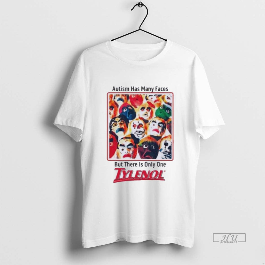 Officials Autism Has Many Faces But There Is Only One - Adult & Kids T-Shirts, Sweatshirts & Hoodies apparel design preview 1
