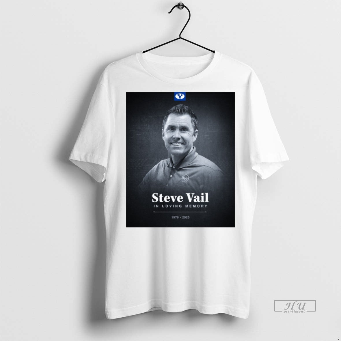Officials Byu Mens Volleyball Steve Vail In Loving - Adult & Kids T-Shirts, Sweatshirts & Hoodies apparel design preview 1