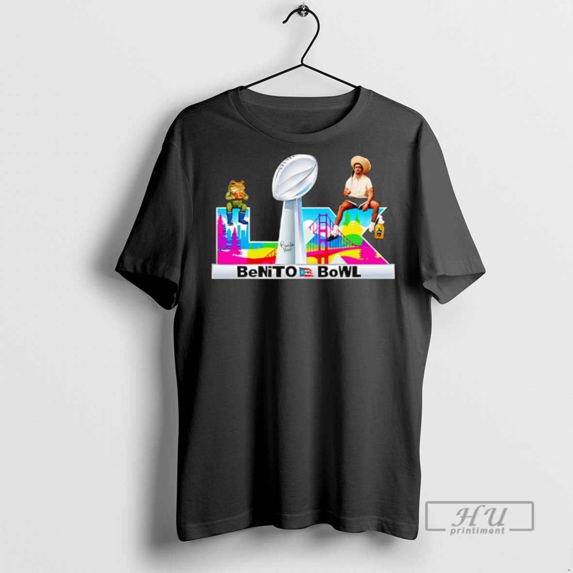 Officials Bad Bunny Benito Bowl Puerto Rico - Adult & Kids T-Shirts, Sweatshirts & Hoodies apparel design preview 1