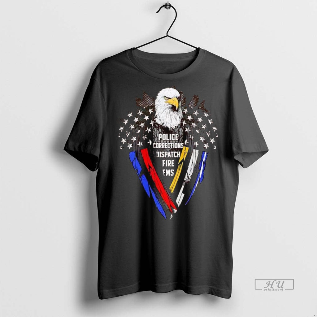 Officials Bald Eagle Wings Of Heroes Police - Adult & Kids T-Shirts, Sweatshirts & Hoodies apparel design preview 1