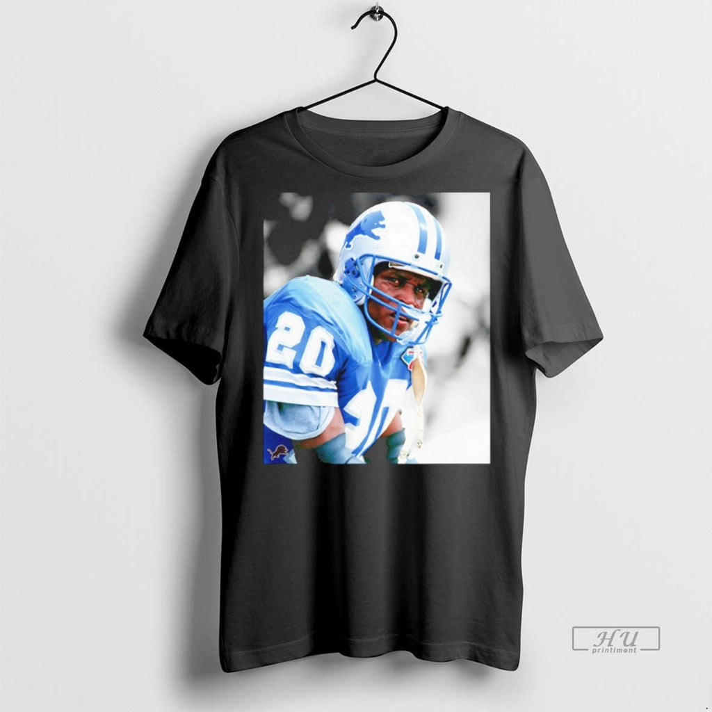 Officials Barry Sanders Detroit Lions Portrait - Adult & Kids T-Shirts, Sweatshirts & Hoodies apparel design preview 1