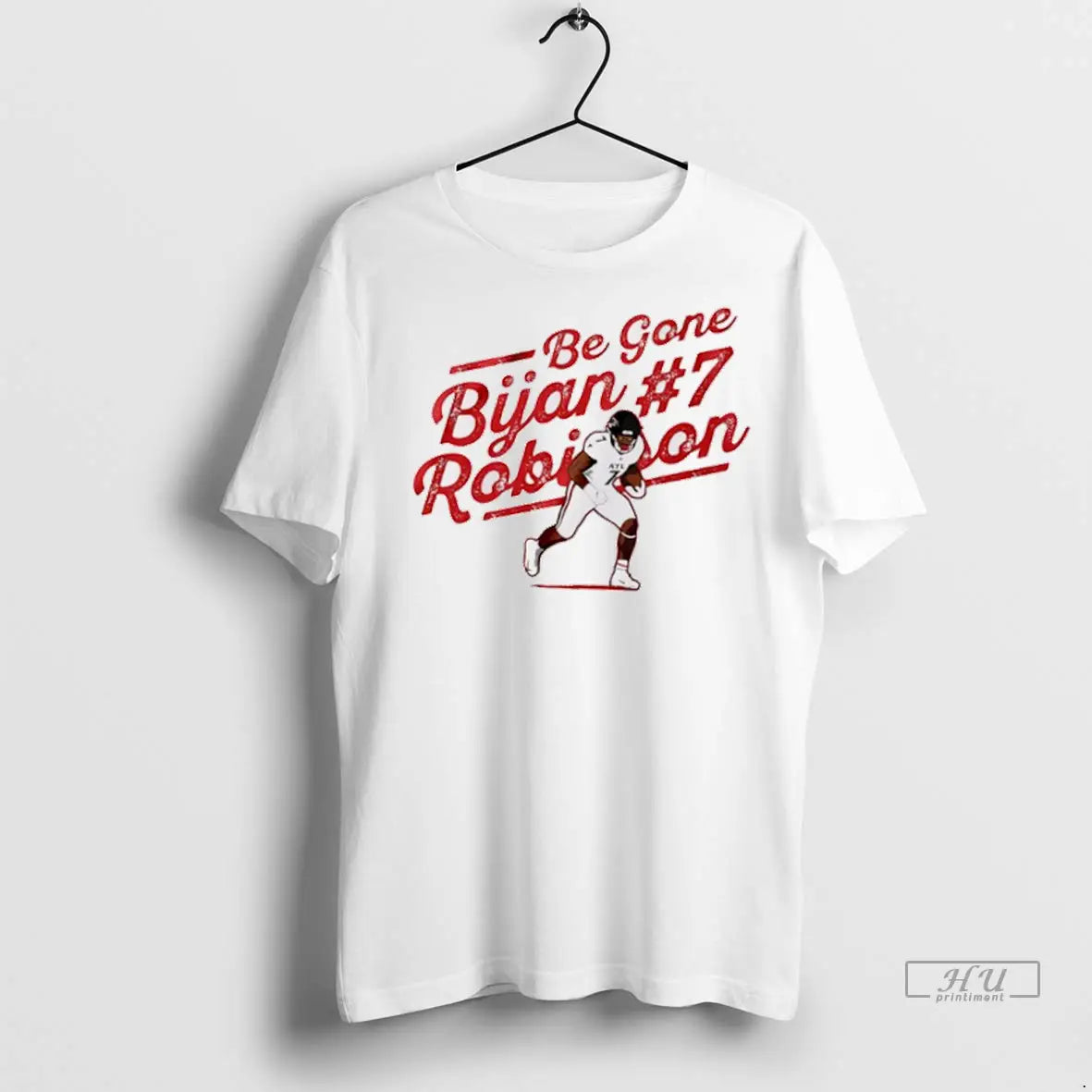 Officials Be Gone Bijan Robinson Number 7 Football - Adult & Kids T-Shirts, Sweatshirts & Hoodies apparel design preview 1