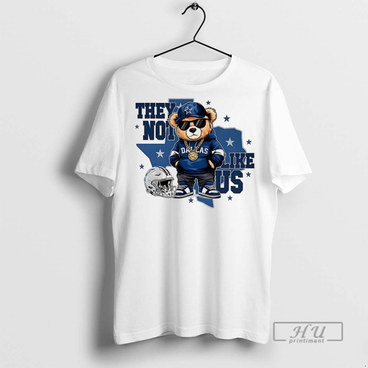 Officials Bear Dallas Cowboys Football They Not Like - Adult & Kids T-Shirts, Sweatshirts & Hoodies apparel design preview 1