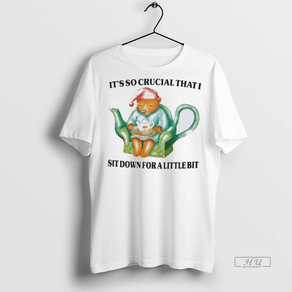 Officials Bear Its So Crucial That I Sit Down For A - Adult & Kids T-Shirts, Sweatshirts & Hoodies apparel design preview 1