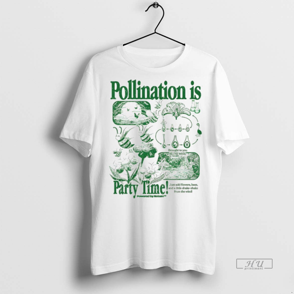 Officials Bee Pollination Is Party Time Sweater - Adult & Kids T-Shirts, Sweatshirts & Hoodies apparel design preview 1
