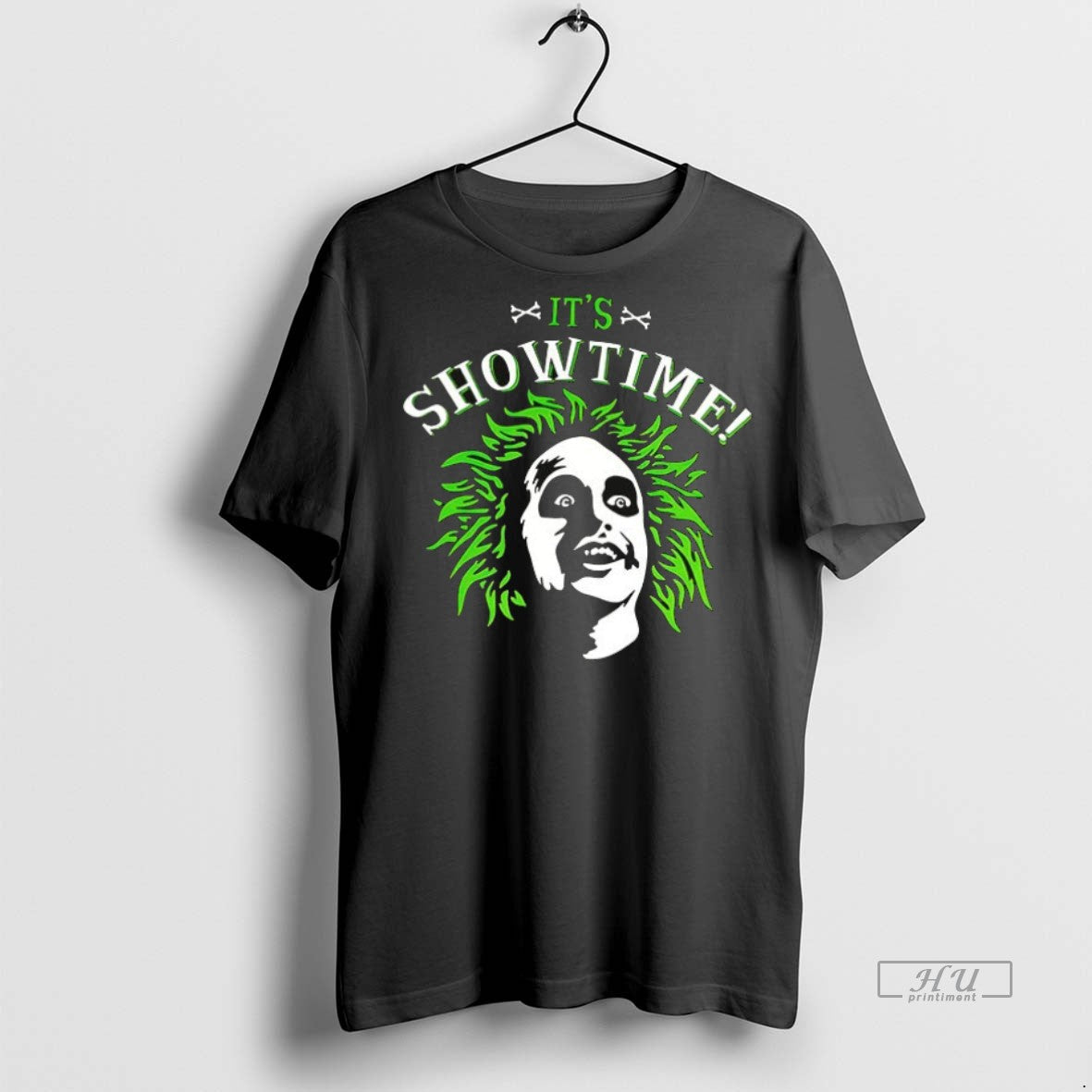 Officials Beetlejuice Its Show Time Halloween Ceramic - Adult & Kids T-Shirts, Sweatshirts & Hoodies apparel design preview 1